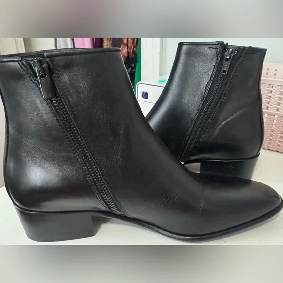 New The Kooples Leather Ankle Boots - Picture 5 of 13